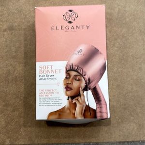 Elegantly Soft Bonnet Hair Dryer Attachment Pink New
